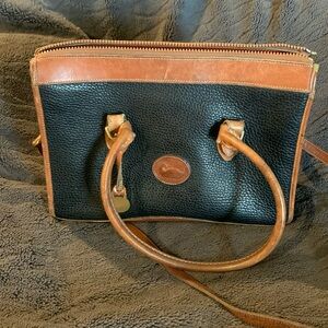 Vintage Dooney and Bourke large satchel purse